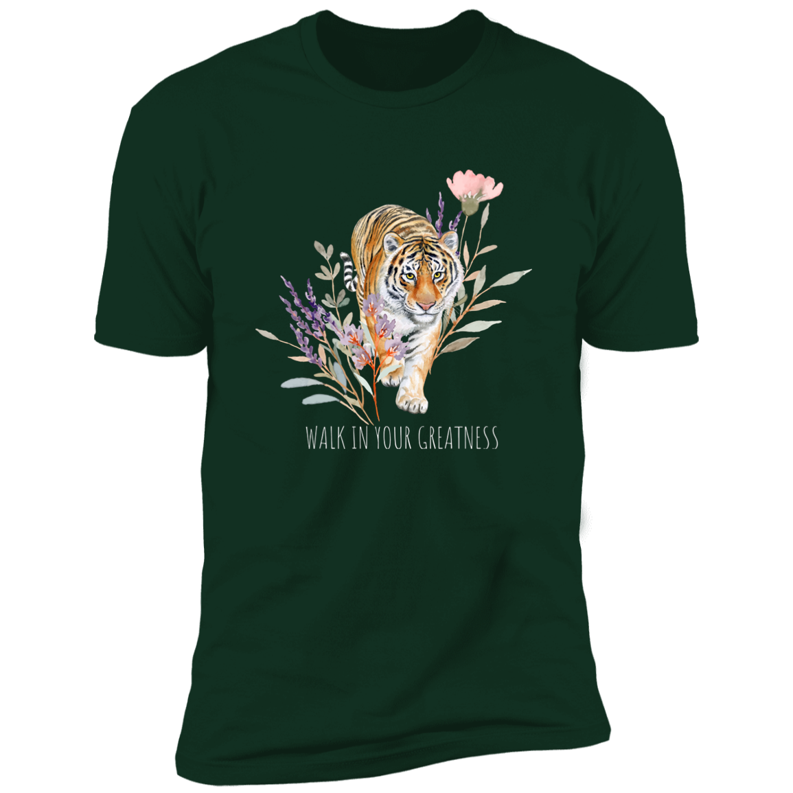 Walk In Your Greatness Tiger Shirt (Unisex)