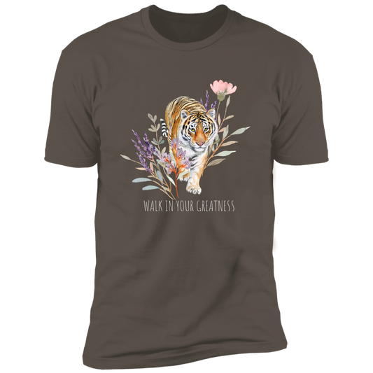 Walk In Your Greatness Tiger Shirt (Unisex)