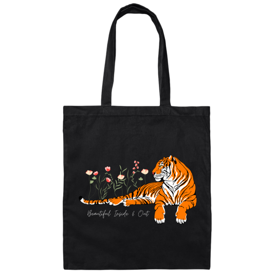 Tiger Canvas Tote Bag