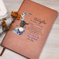 To My Daughter Leather Journal