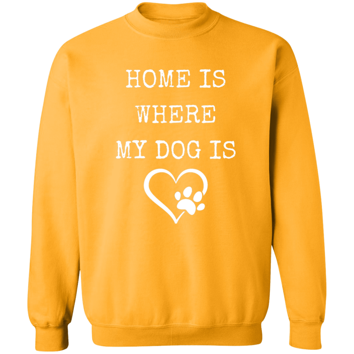 Dog Lovers Home, Crewneck Pullover Sweatshirt