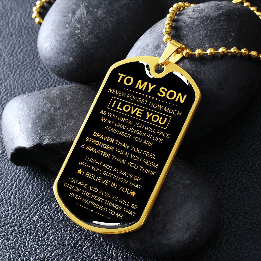 Military on sale style necklace