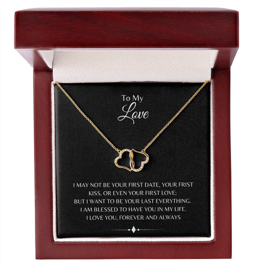 My Love, Solid 10k Gold Necklace