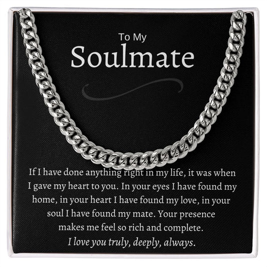 To My Soulmate, Cuban Chain Link