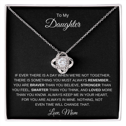 To My Daughter, From Mom, Necklace