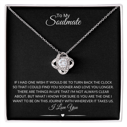To My Soulmate, Love Knot Necklace 1