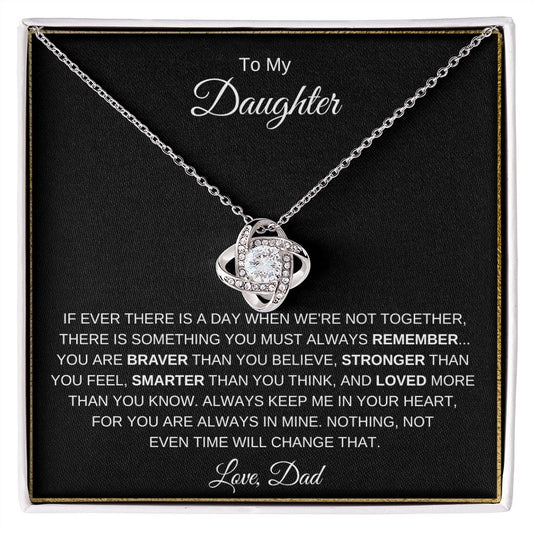 To My Daughter, From Dad, Necklace