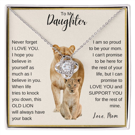 To My Daughter, Lion, Necklace