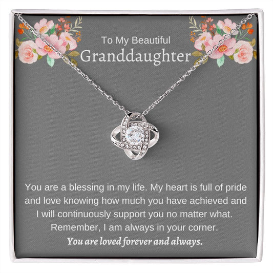 Beautiful Granddaughter Necklace
