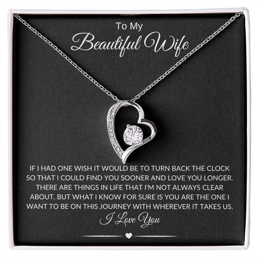 To My Beautiful Wife, Heart Necklace