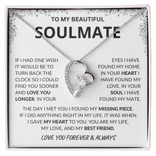 To My Beautiful Soulmate (1), Forever Love Necklace