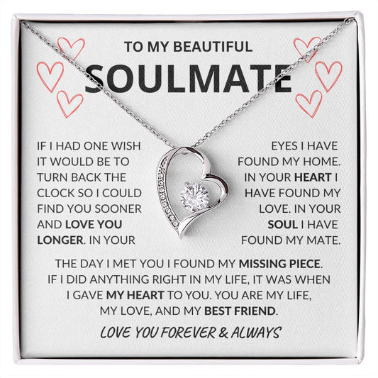 To My Beautiful Soulmate (4), Forever Love Necklace