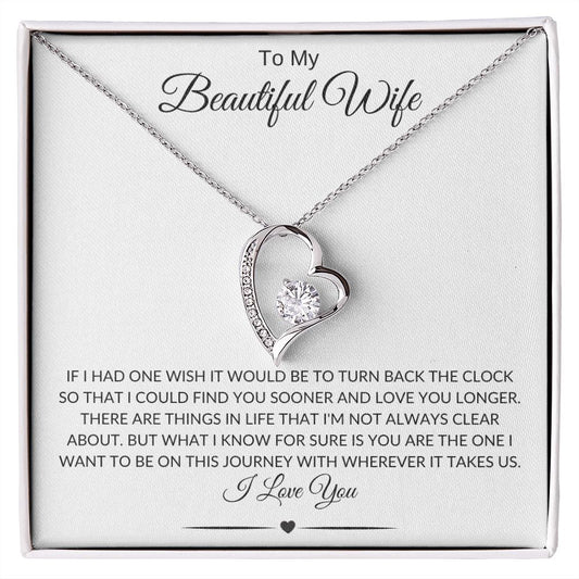 To My Beautiful Wife, Heart Necklace 2